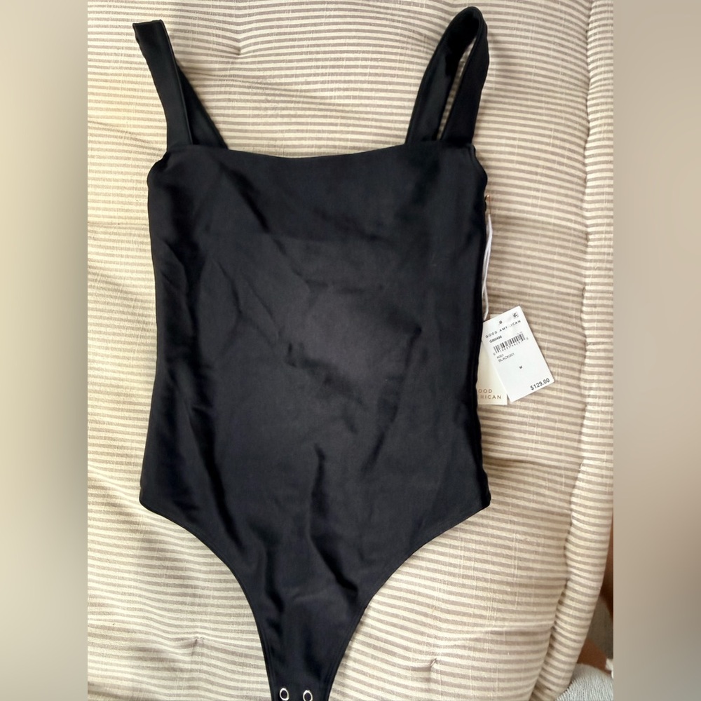 NWT Good American black body suit